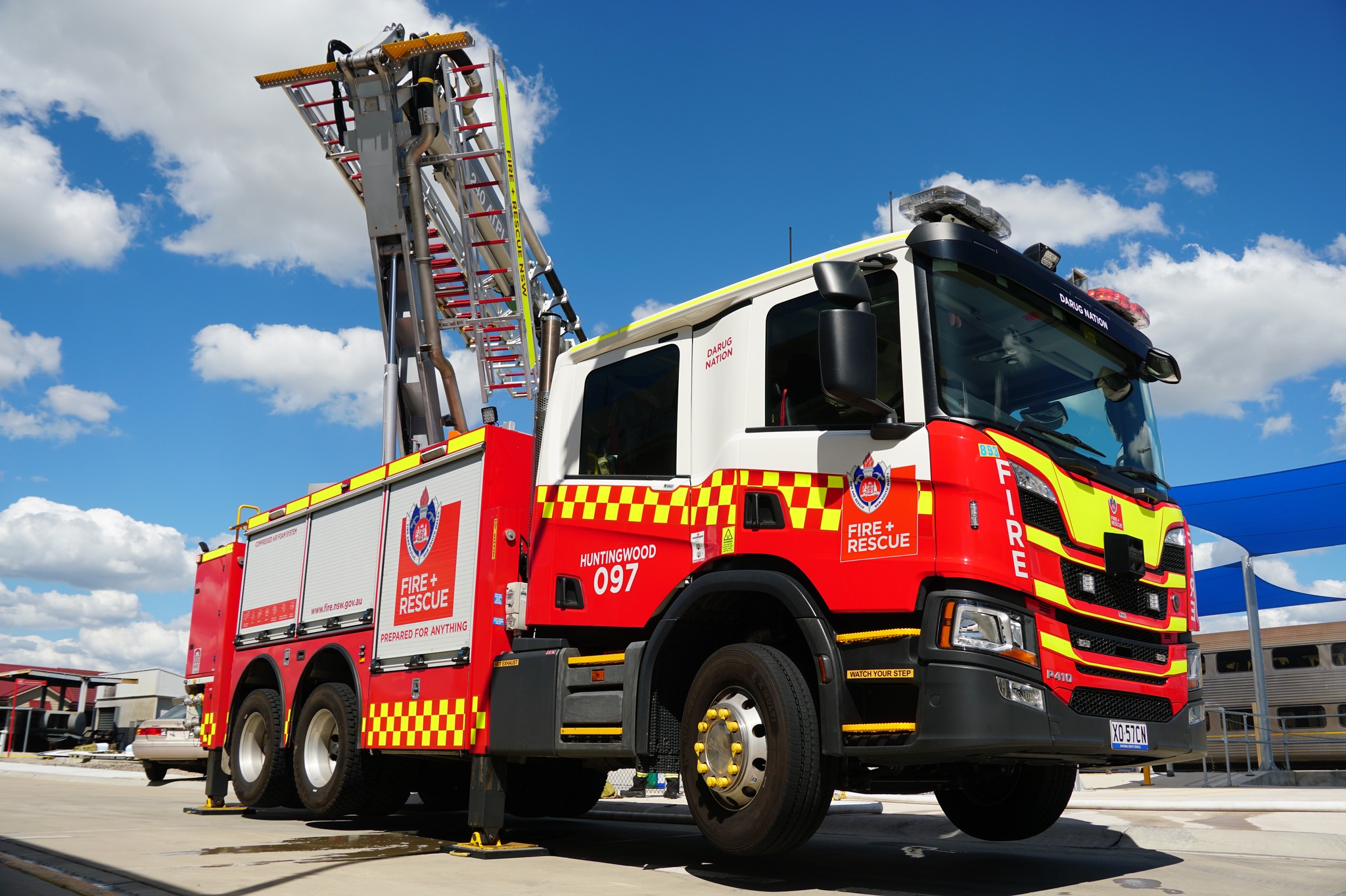 Photo of CAFS Aerial Pumper 097 - Aerial Pumper